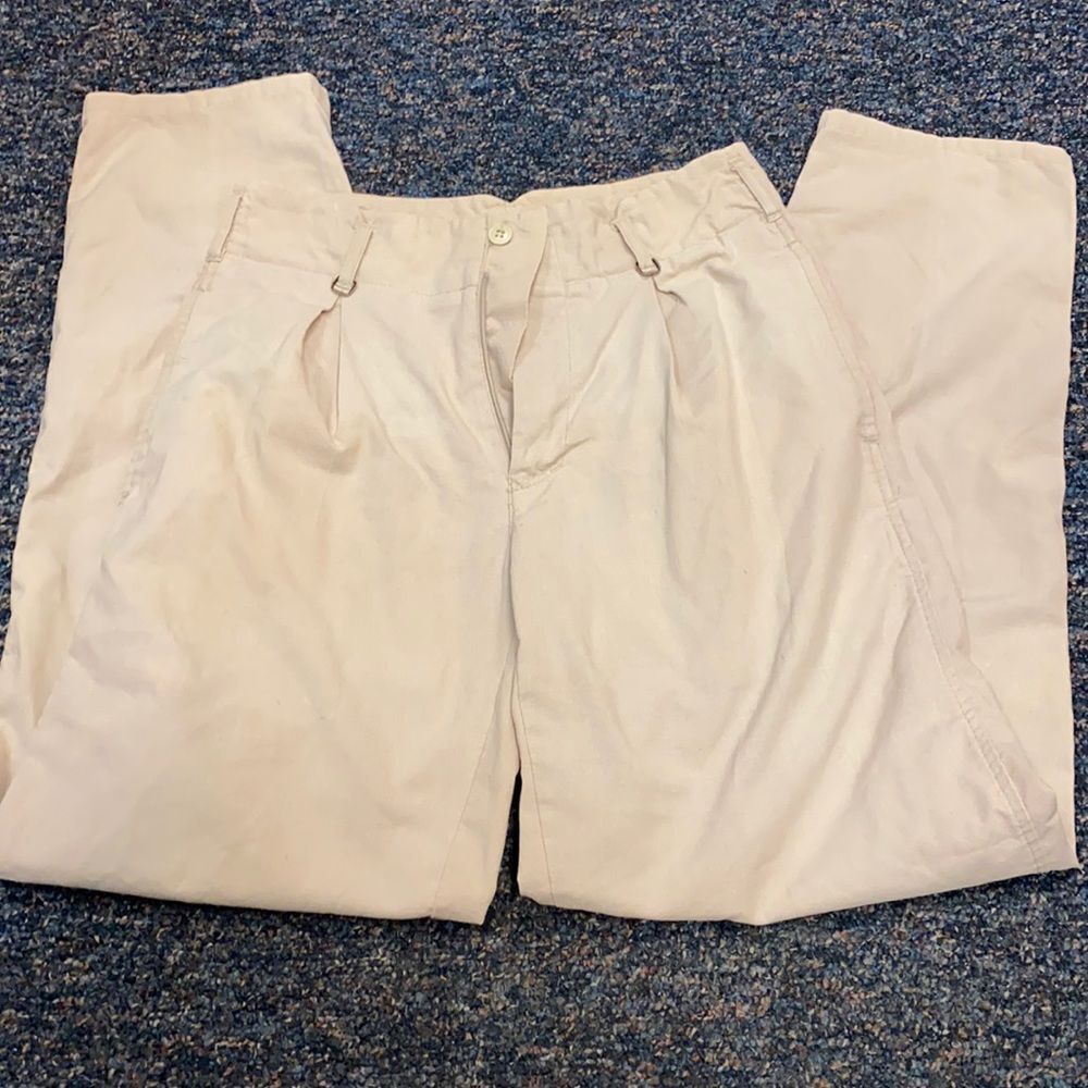 Bugle Boy USA High Waisted Tan Pants sz. 29 M
